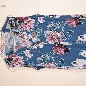 Beacon Top Plus Size 1X Sleeveless Stretch Floral